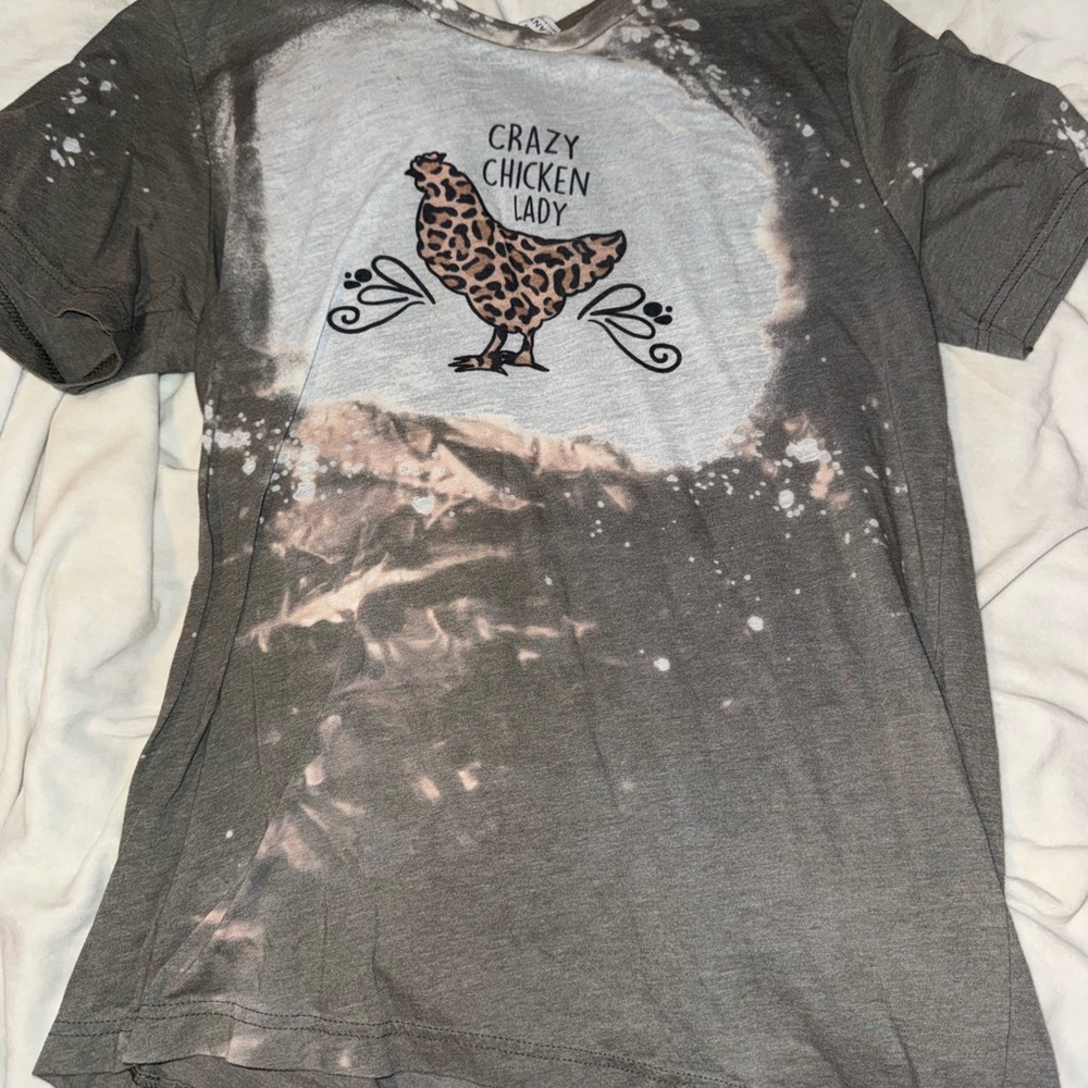 Gray Graphic Short Sleeve Tee